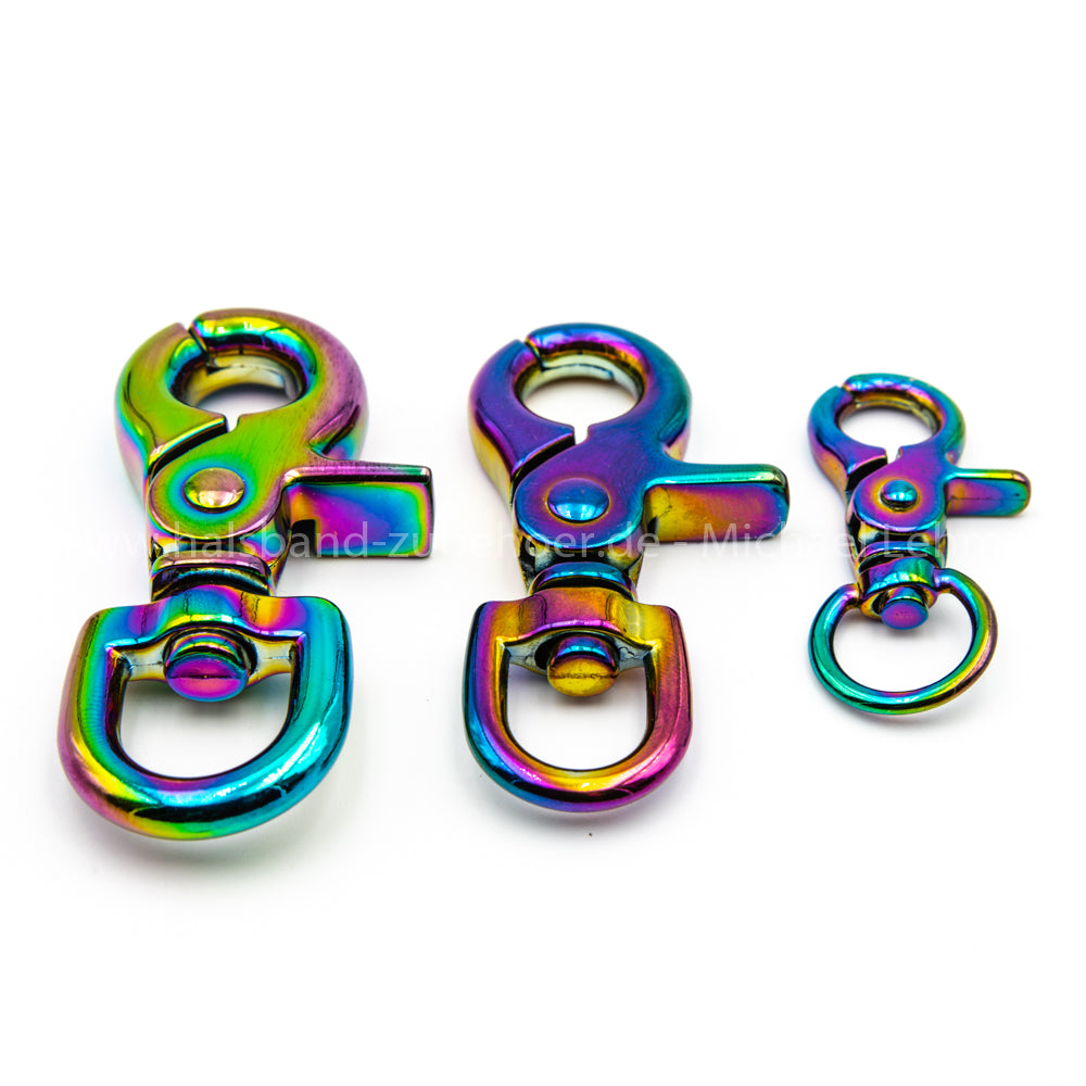 Scherenkarabiner Regenbogen B-Ware