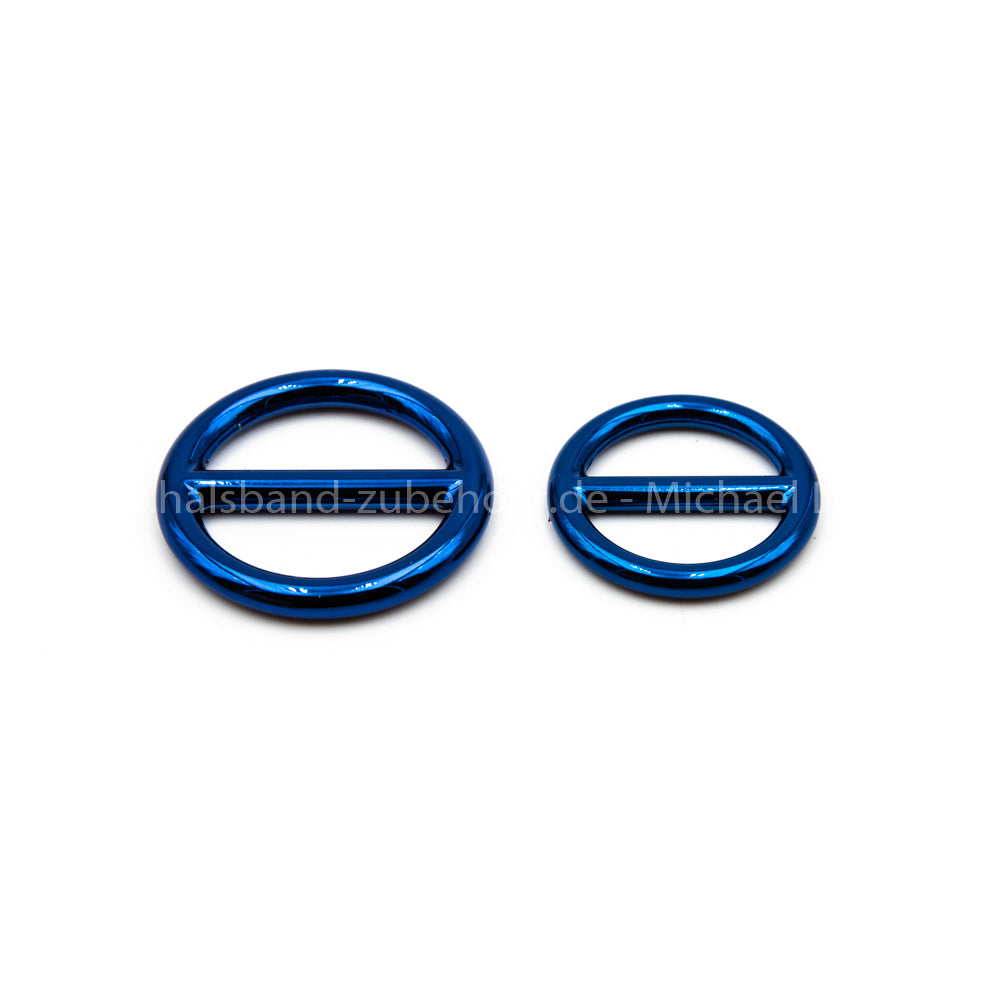 Anillo puente azul caramelo