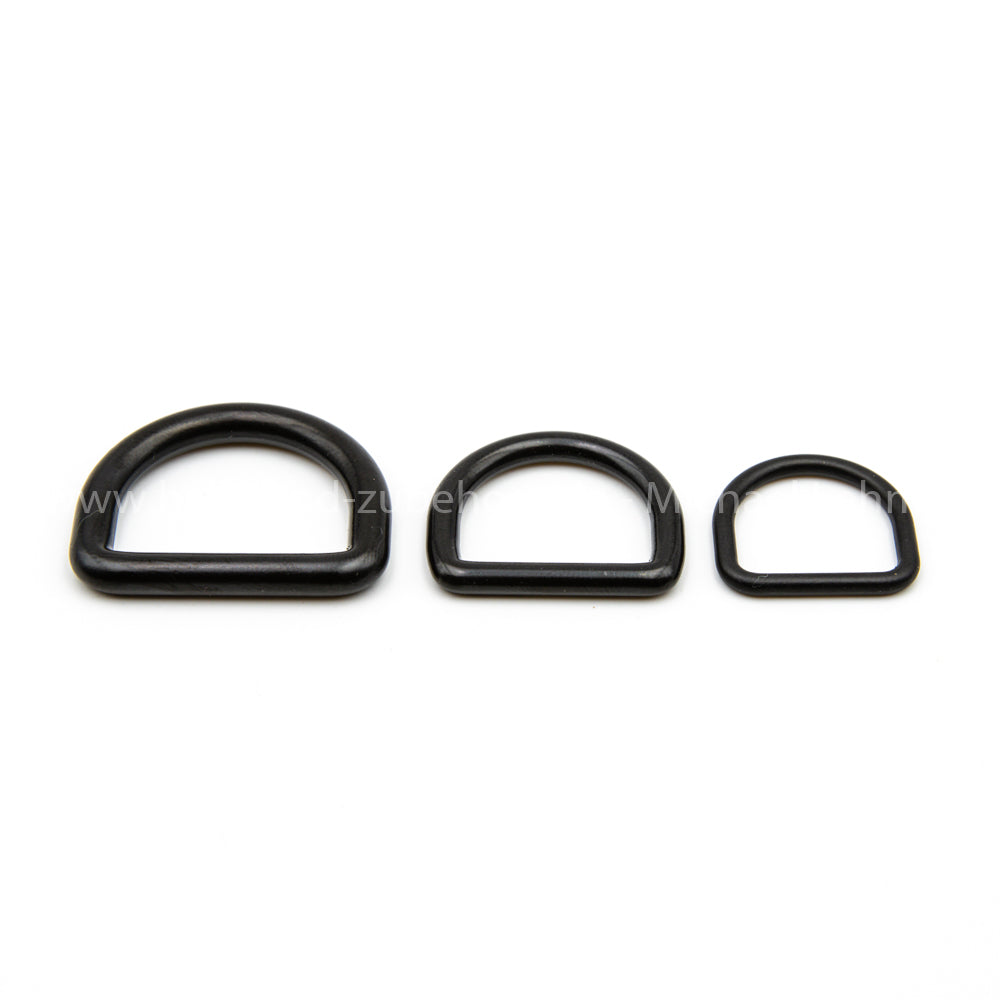 D-Ring Schwarz Matt