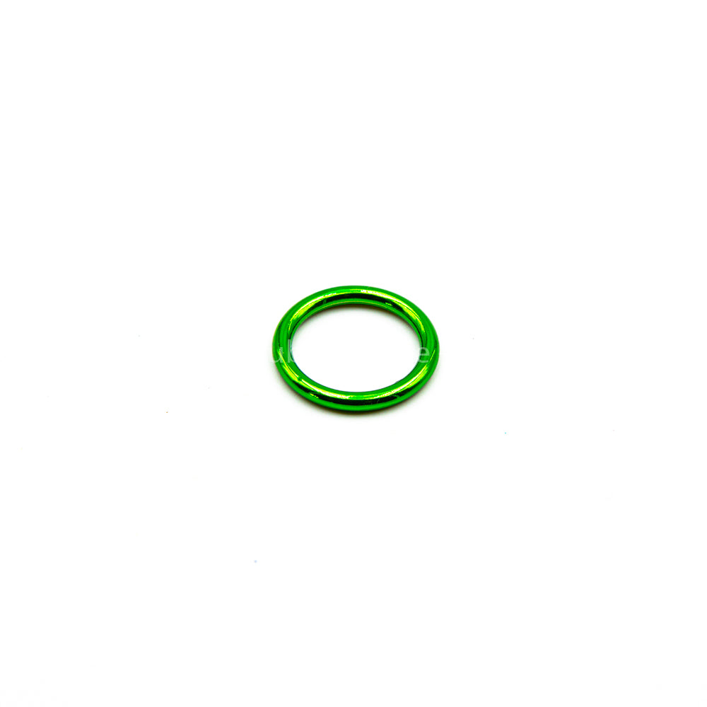 Anillo redondo cromo verde