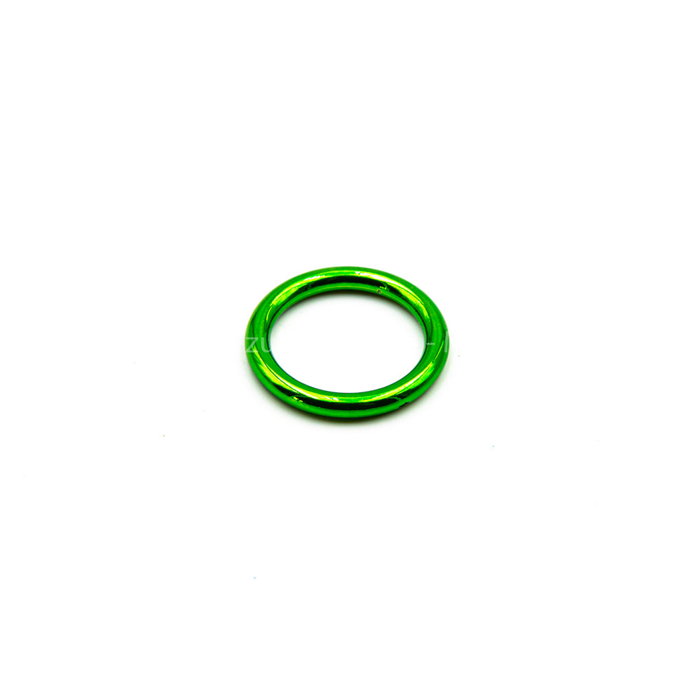 Anillo redondo cromo verde