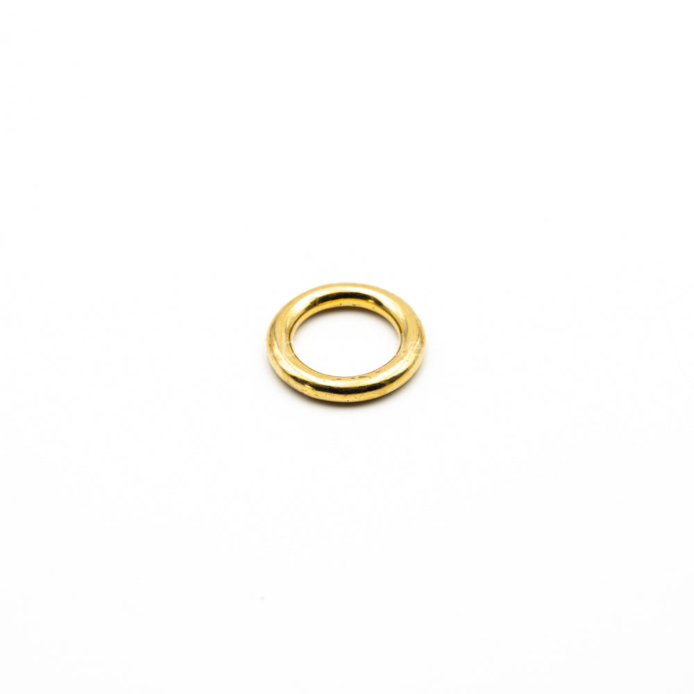 round ring made of solid brass