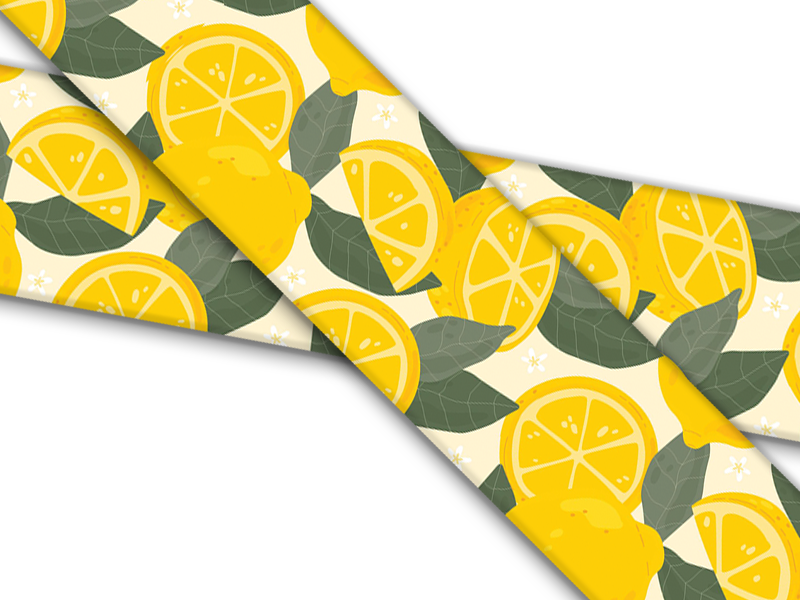 Biothane® with UV print (US Import) Lemons