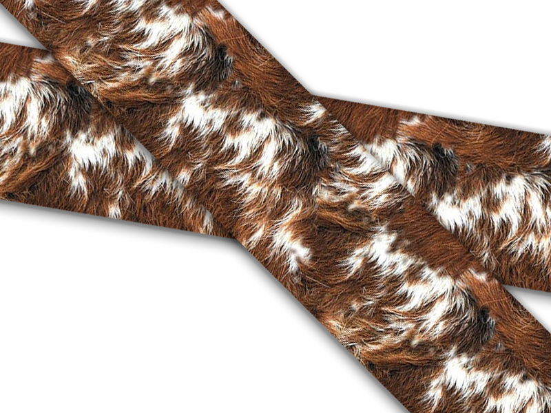 Biothane® mit UV Druck (US Import) Longhorn-Hide