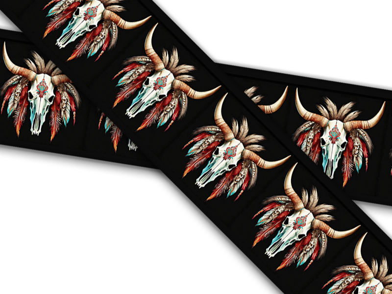 Biothane® mit UV Druck (US Import) Longhorn
