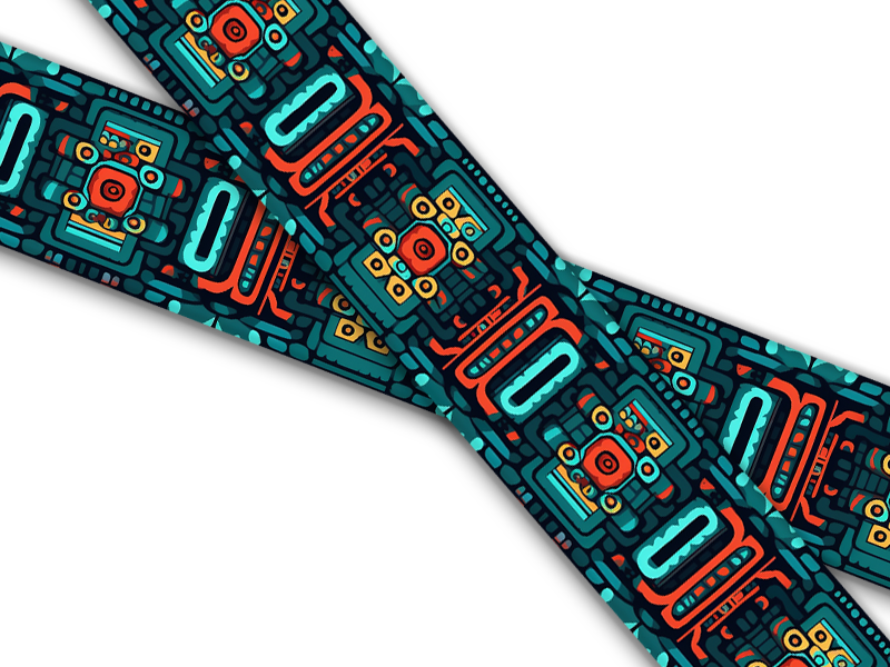 Biothane® with UV print (US import) Mayan
