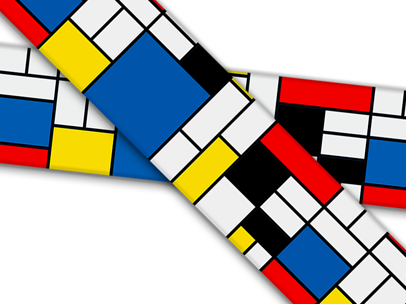 Biothane® mit UV Druck (US Import) Mondrian