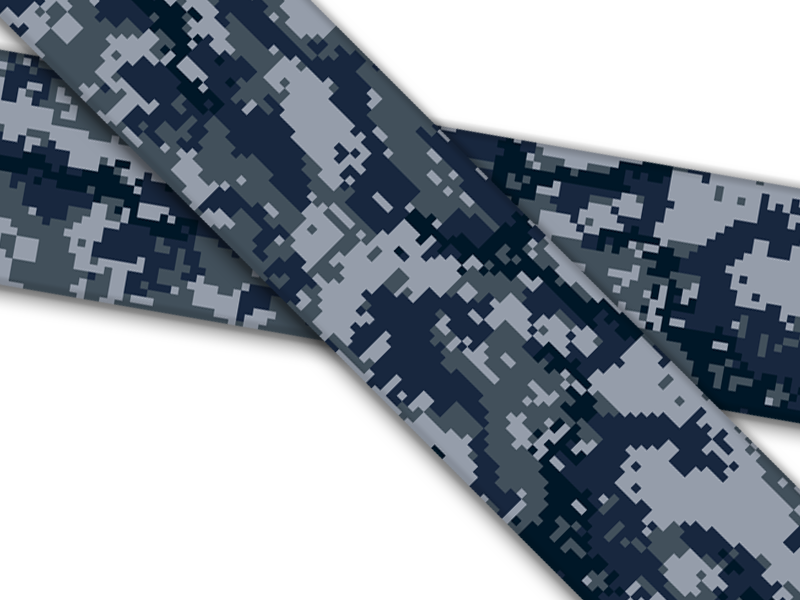 Biothane® mit UV Druck (US Import) Navy-Digital-Camo