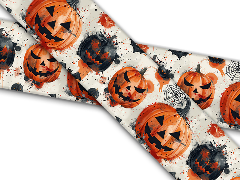 Biothane® with UV print (US import) Nouveau-Halloween