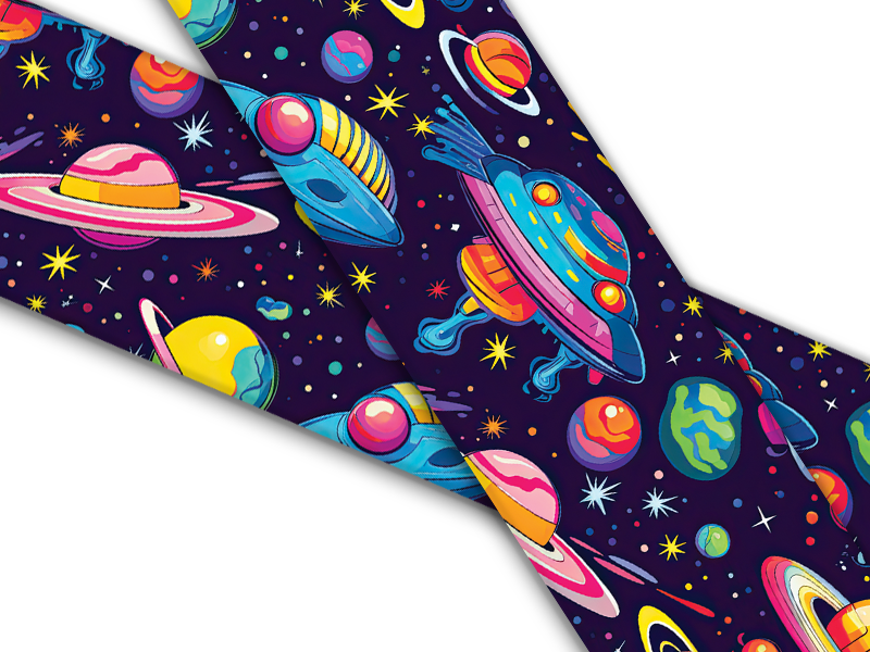 Biothane® mit UV Druck (US Import) Outer-Space
