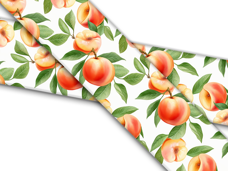 Biothane® with UV print (US import) Peaches