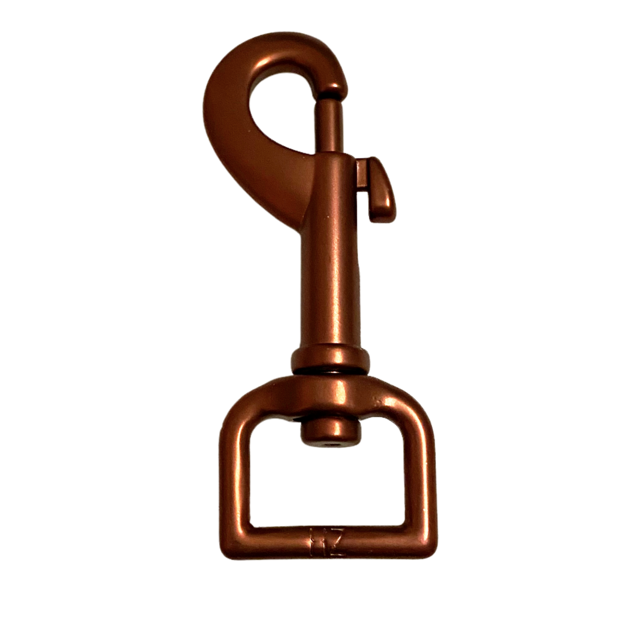 Bolzenkarabiner Dark Coffee Matt 76x20mm