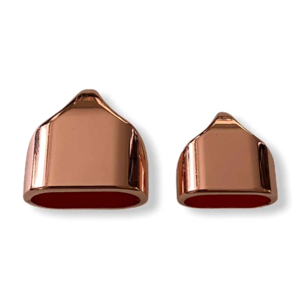 double end cap rose gold