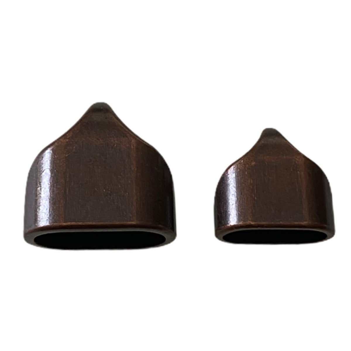Doppelendkappe Antik Kupfer