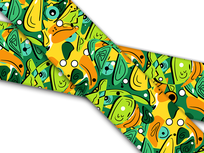 Biothane® with UV print (US import) Feelin-Groovy