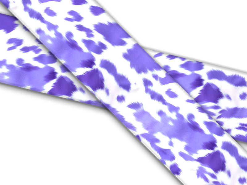 Biothane® avec impression UV (importation américaine) Violet-Vache