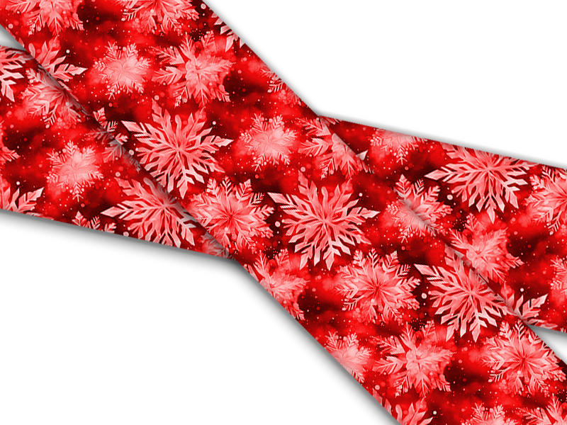 Biothane® with UV print (US import) Teal-Snowflakes