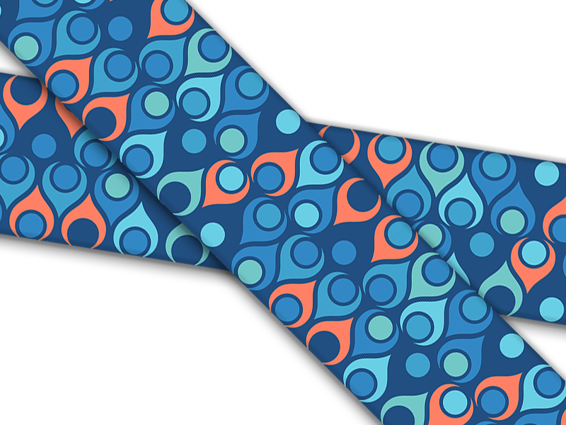Biothane® with UV print (US import) Turquoise-Marble