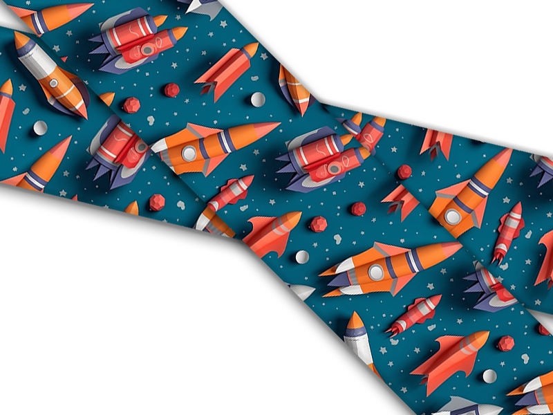 Biothane® mit UV Druck (US Import) Rockets