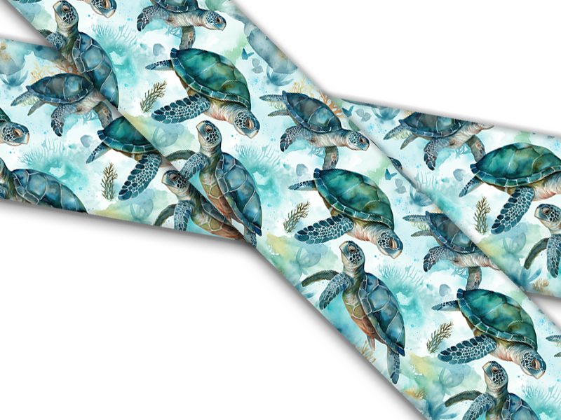 Biothane® mit UV Druck (US Import) Sea-Turtles
