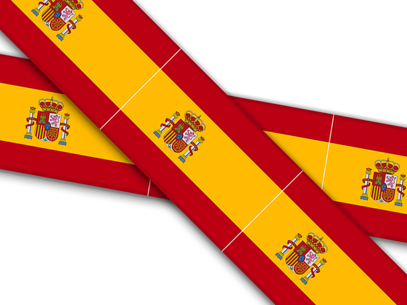 Biothane® mit UV Druck (US Import) Spanish Flag