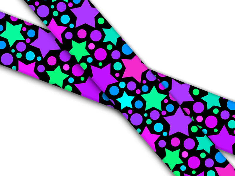 Biothane® mit UV Druck (US Import) Stars-and-Dots