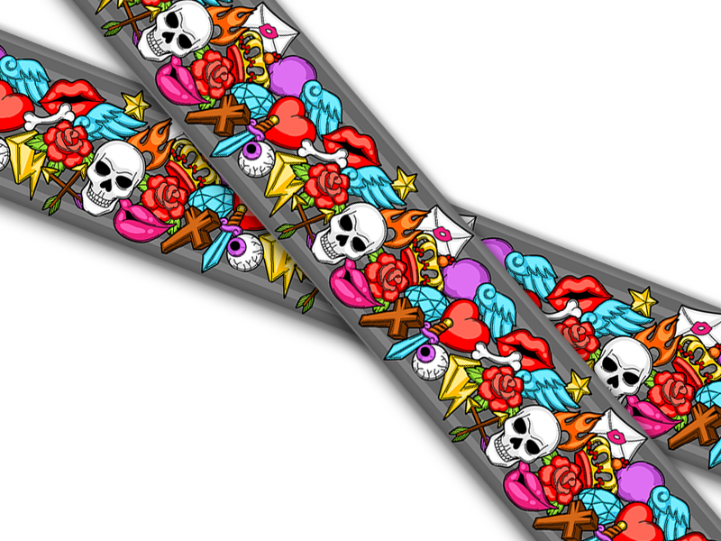 Biothane® mit UV Druck (US Import) Tattoos