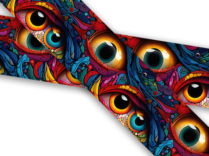 Biothane® mit UV Druck (US Import) These-Eyes