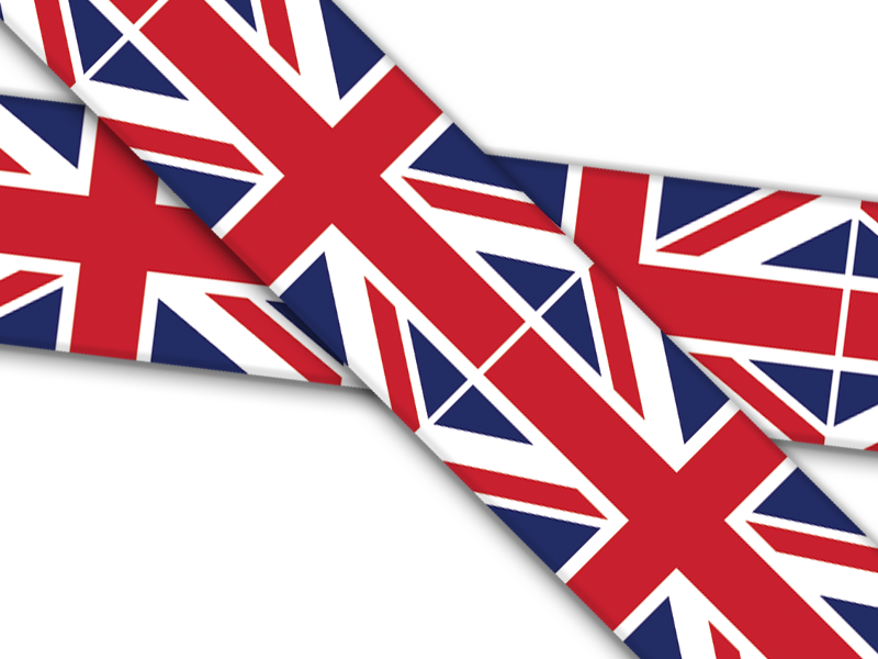 Biothane® mit UV Druck (US Import) UK-Flag