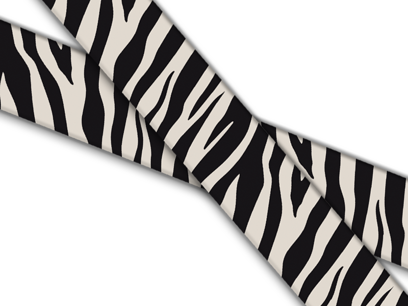 Biothane® avec impression UV (importation américaine) Zebra