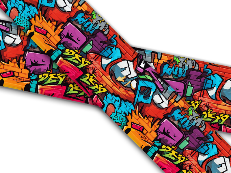 Biothane® mit UV Druck (US Import) Grafitti #2