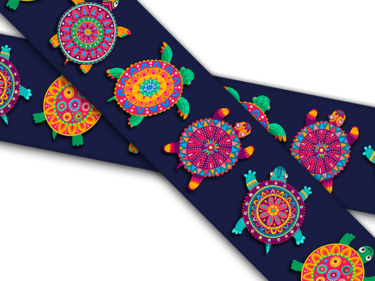 Biothane® mit UV Druck (US Import) Mayan-Turtles