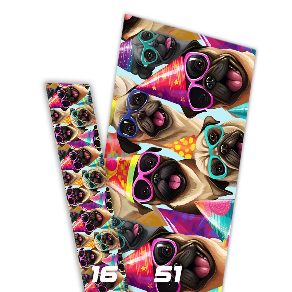 PrintThane® “Pug de fiesta” 