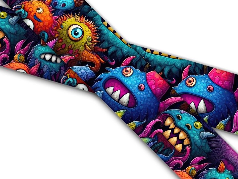Biothane® mit UV Druck (US Import) Monstacular-V2