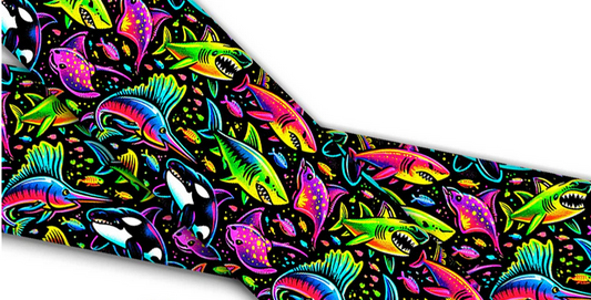 Biothane® mit UV Druck (US Import) Neon Sealife