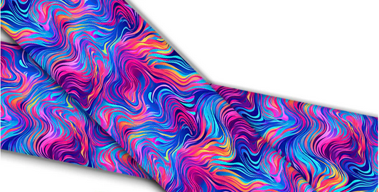 Biothane® mit UV Druck (US Import) Bright Swirls