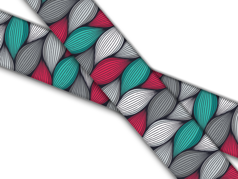 Biothane® mit UV Druck (US Import) Abstract-Weave