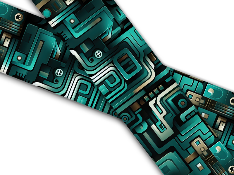 Biothane® mit UV Druck (US Import) Alien-Techl-Teal