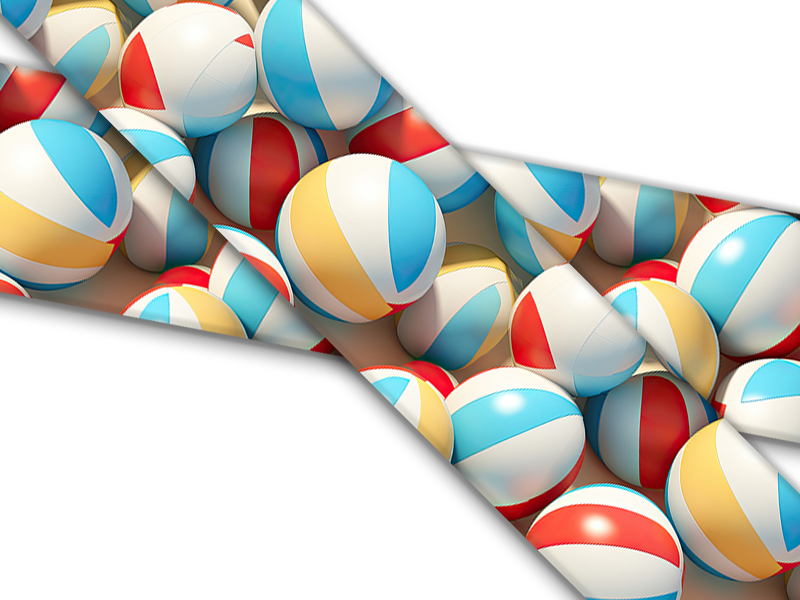 Biothane® with UV printing (US import) Beach Balls