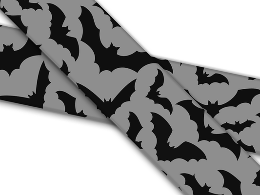 Biothane® mit UV Druck (US Import) Black-Grey-Bats