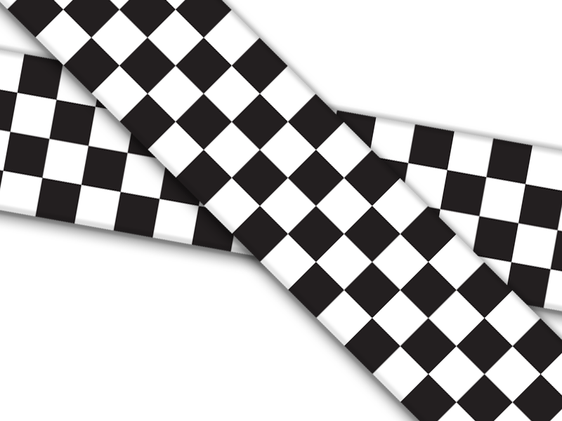 Biothane® mit UV Druck (US Import) Checkerboard