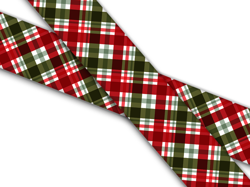 Biothane® mit UV Druck (US Import) Christmas-Plaid