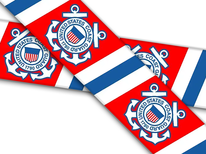 Biothane® mit UV Druck (US Import) Coast-Guard-Emblems-V2