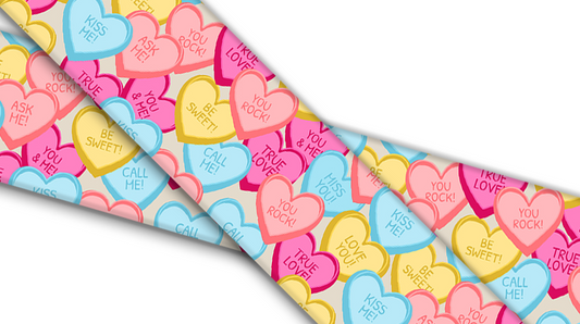 Biothane® mit UV Druck "Conversation Hearts"