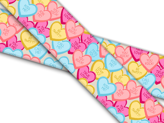 Biothane® con stampa UV (importazione dagli Stati Uniti) Conversation-Hearts