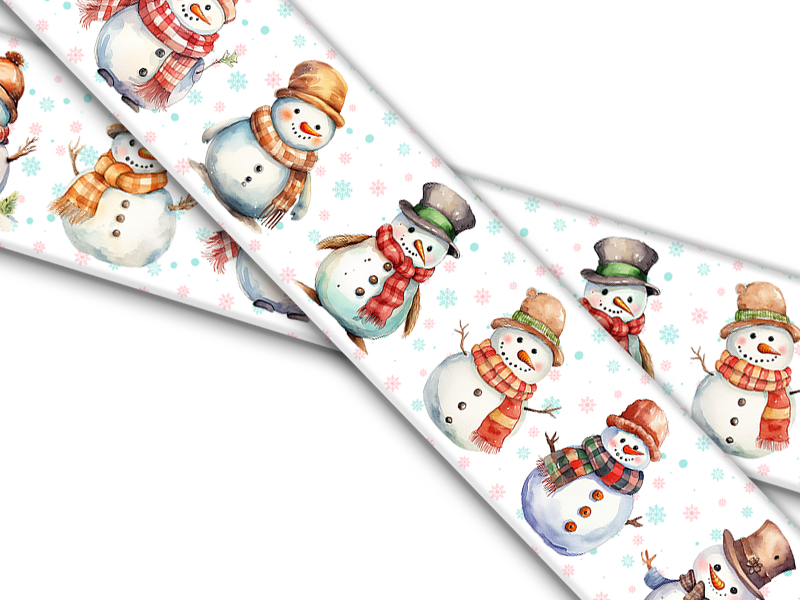 Biothane® mit UV Druck (US Import) Cute-Snowmen