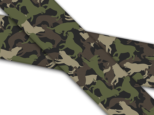 Biothane® mit UV Druck (US Import) Dog Camo