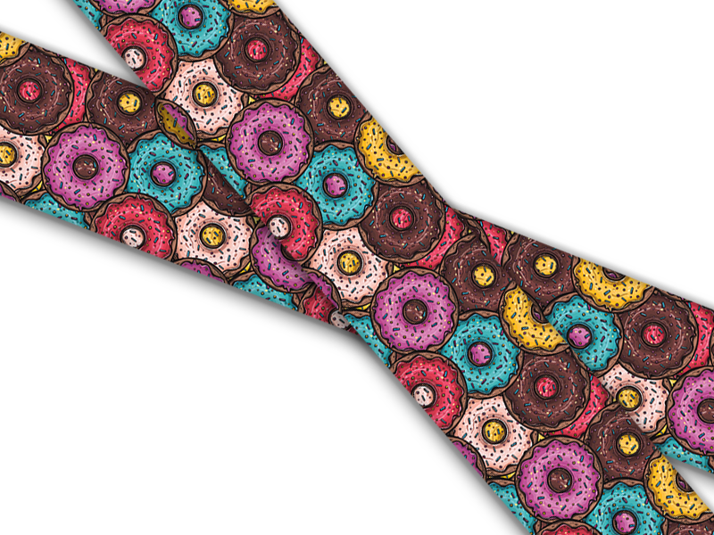 Biothane® with UV print (US import) Donuts