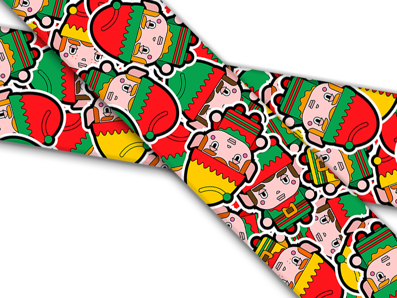Biothane® mit UV Druck (US Import) Elf-Stickers