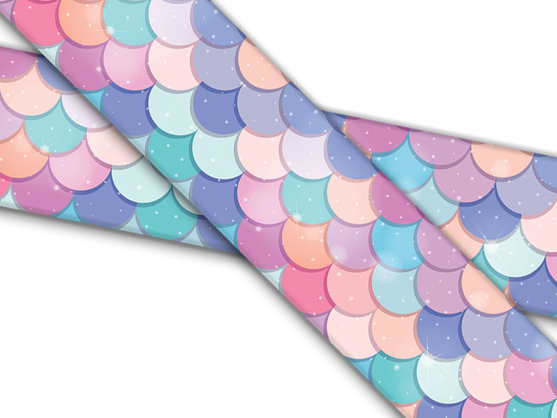Biothane® avec impression UV (importation américaine) Fantasy Mermaid